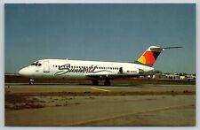 Postcard Sunworld International Airways McDouglas DC-9-15 N2892Q c/n 45841 picture