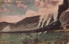  Postcard San Francisco Chicago Express Railroad crossing Soldiers Summit Utah  picture
