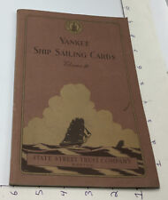 Vintage Original -- 1952 YANKEE SHIP SAILING CARDS volume III;  103pgs picture