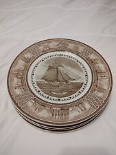 Set of 6 Wedgewood The American Sailing Ships Dinner Plates picture