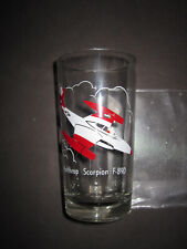 vTg 1950 Northrop Scorpion F-89D silkscreened heavy painted Glass #48 on bottom picture