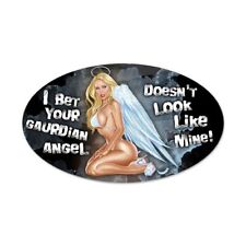 SEXY PINUP GIRL GUARDIAN ANGEL W/ WINGS 24