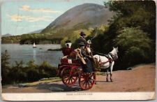 Vintage 1910s IRELAND Greetings Postcard 