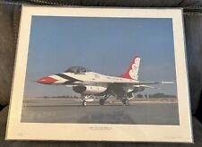USAF Thunderbird #1 General Dynamics F-16A Power Graphics 1988 Print picture