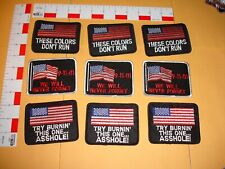 USA 9-11 patch collection 9 patches picture