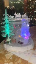 Holiday Ice Sculptures 2003 Heritage Mint Ltd. Christmas Fireplace Centerpiece  picture