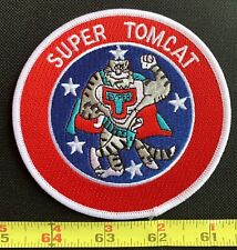 US MILITARY NORTHROP GRUMMAN F-14D SUPER TOMCAT EMBROIDERED IRON ON PATCH picture