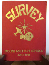 1951 Douglas High School Baltimore Md SURVEY Yearbook picture