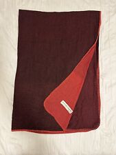 Collectable Qantas In-flight Blanket Red/Charcoal RARE By David Caon Design HTF picture