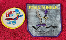lot of 2 new vintage Road Runner Patch - beep beep & 1973 Kleintex pocket patch picture