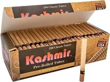 Kashmir: Pre-Rolled Unbleached Classic Cigarette Tubes Made in USA 200 Pack picture