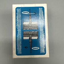 Sabena Airlines Playing Cards Blue Belgium Belgium Vintage Complete Deck EUC picture