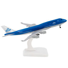 20cm Aircraft KLM Royal Dutch Airlines Boeing 747 with Wheel B747 Plane Model picture