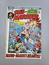 Sub-Mariner Volume 1 #56 December 1972 Atlantis Mon Amour Marvel Comic Book picture
