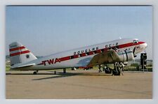 St Louis MO-Missouri, Douglas DC-2 Plane Transportation Antique Vintage Postcard picture