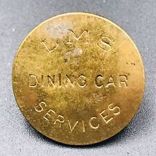 Vintage LMS London Midland & Scotland Railway Dining Car Services Button 1