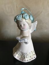 Brand New Ceramic Angel Bell Сhristmas Tree Toy Hand Made in Ukraine picture