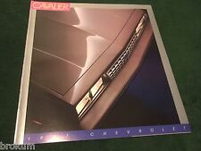 MINT 1987 CHEVROLET CHEVY CAVALIER SALES BROCHURE 24 PAGES 11