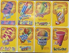 Lot of 8 Mixed Novelty Ice Cream Truck Concession Stickers Decals 8