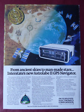 10/1984 PUB INTERSTATE ELECTRONICS ASTROLABE II GPS NAVIGATOR NAVSTAR AD picture