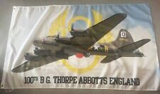 USAF 8th of 100th B G. Thorpe Abbotts England 3x5 ft Single-Sided Flag Banner picture
