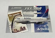Delta Air Lines Boeing 737-200 Aircraft Pilot Trading Card #14 Delta 2004 Series picture