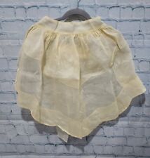 Vintage MCM Sheer Half Apron Delicate Yellow.  Read. picture