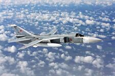 Sukhoi Su-24 Supersonic All-Weather Attack Aircraft Wood Model  picture