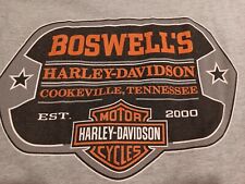 Boswell’s Harley Davidson t-shirt Cookeville Tennessee size XL 2000 Cars Suck picture