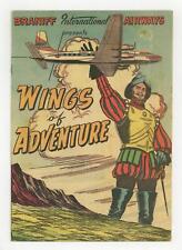 Wings of Adventure Braniff Promo #0 VG+ 4.5 1956 picture