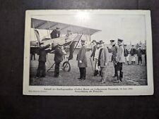 Franked 1912 Germany Early Experimental Zeppelin Flights Postcard Never Used picture