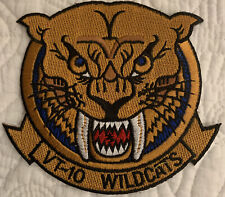 Navy VT-10 Wildcats Squadron  Embroidered Patch 4'' picture