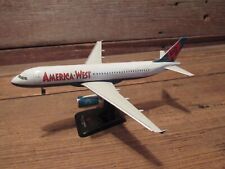 Vintage Boeing American West  Airlines Airbus A320 Desk Top Model / Air Jet picture