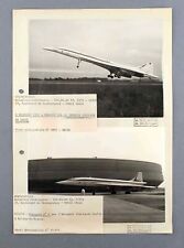 AIR FRANCE CONCORDE VINTAGE PHOTOS 1973 & 1974 picture