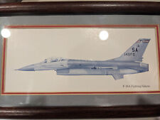 F-16A FIGHTING FALCON PRINT BY SQUADRON GRAPHICS picture