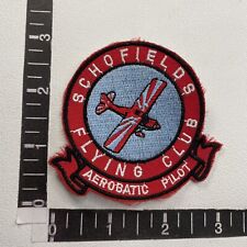 Aerobatic Pilot SCHOFIELDS FLYING CLUB Airplane Patch C18E picture