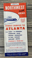 Vintage September 27 1959 Northwest Orient Airlines Direct Service to Atlanta F picture
