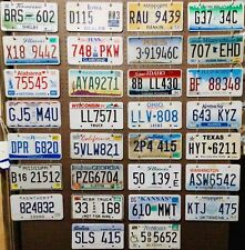 Large lot colorful of 30 old license plates - bulk - many states - low shipping picture