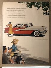 1955 Oldsmobile 98 Red White Classic Vintage Automobile Car Magazine Ad picture
