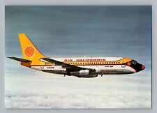 Airplane Postcard Air California Airlines Sunjet Boeing 737-293 AD13 picture