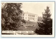 c1920's Court House Building View Grand Marais Minnesota MN RPPC Photo Postcard picture