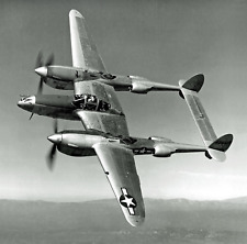 World War Two Photo Lockheed P-38 Lightning Fighter Plane  WW2 WWII 5831 picture
