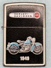 2018 Harley Davidson 1949 Motorcycle Chrome Zippo Lighter NEW picture