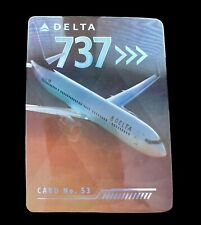 DELTA AIRLINES PILOT TRADING CARD BOEING 737-900ER CARD 2022 No.53 picture