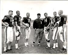 LD252 1962 Original Photo GOLDEN GOPHERS FOOTBALL TEAM Murray Warmath Bob Sadek picture