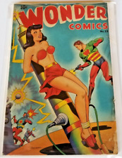 WONDER COMICS #13 VG- 3.5 BETTER PUBLICATIONS 1947 ALEX SCHOMBURG BONDAGE COVER picture