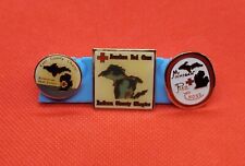 (3) Vintage Michigan American Red Cross Pin/Pinback ARC picture