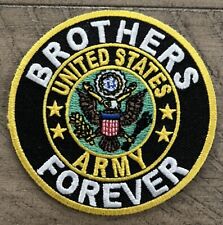 US ARMY Brother Forever Patch Military Friends Brotherhood America Eagle picture