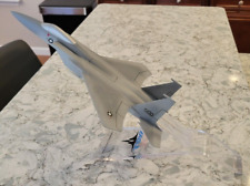 VINTAGE McDONNELL DOUGLAS USAF F-15 STRIKE EAGLE DESKTOP MODEL FIGHTER JET STAND picture
