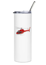 Airbus H125 Helicopter Stainless Steel Water Tumbler with straw - 20oz. picture